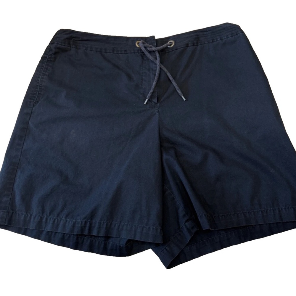 Kate Hill Relaxed Black Shorts Drawstring High Waist Womens 18W